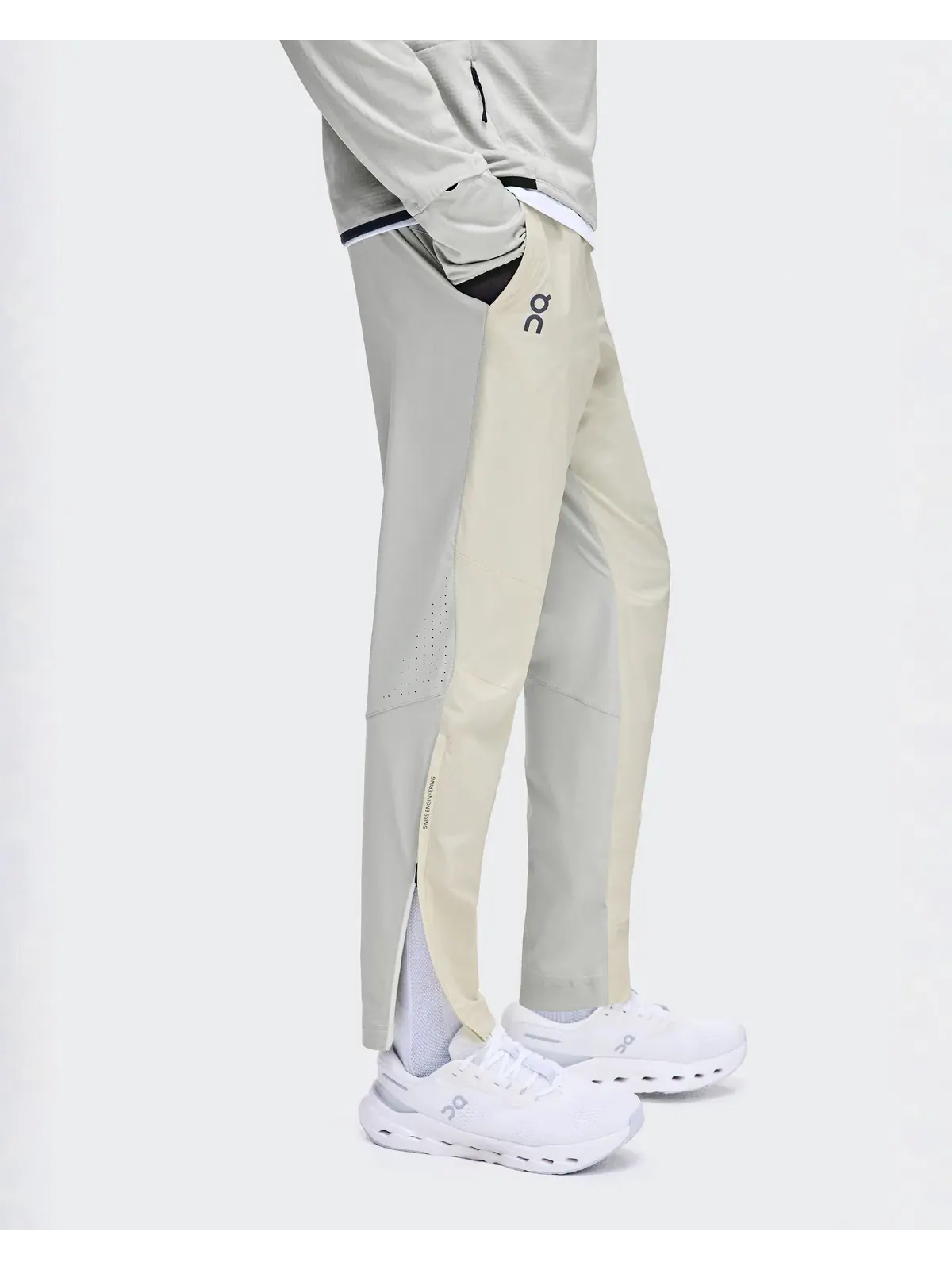 Мужские беговые брюки с защитой от ветра Weather Pants On, Hare Brume — 3
