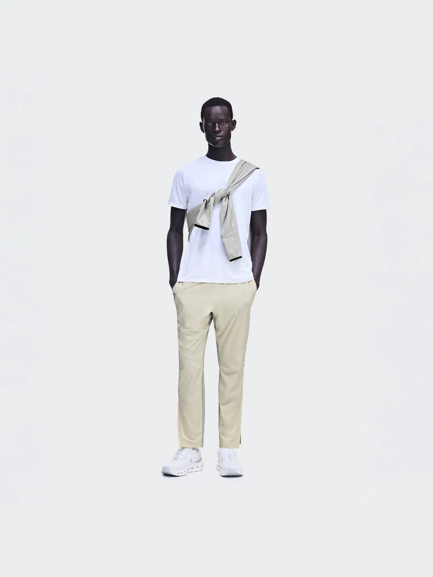 Мужские беговые брюки с защитой от ветра Weather Pants On, Hare Brume — 9