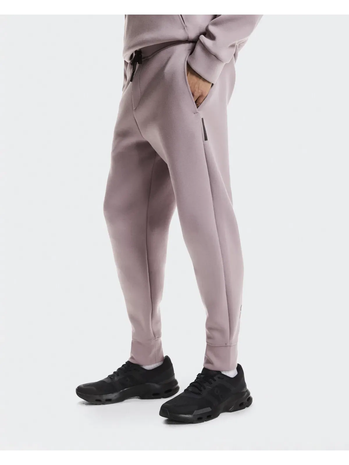 Мужские брюки-джоггеры с технологичным карманом Focus Tech Sweatpants On, Heron — 4