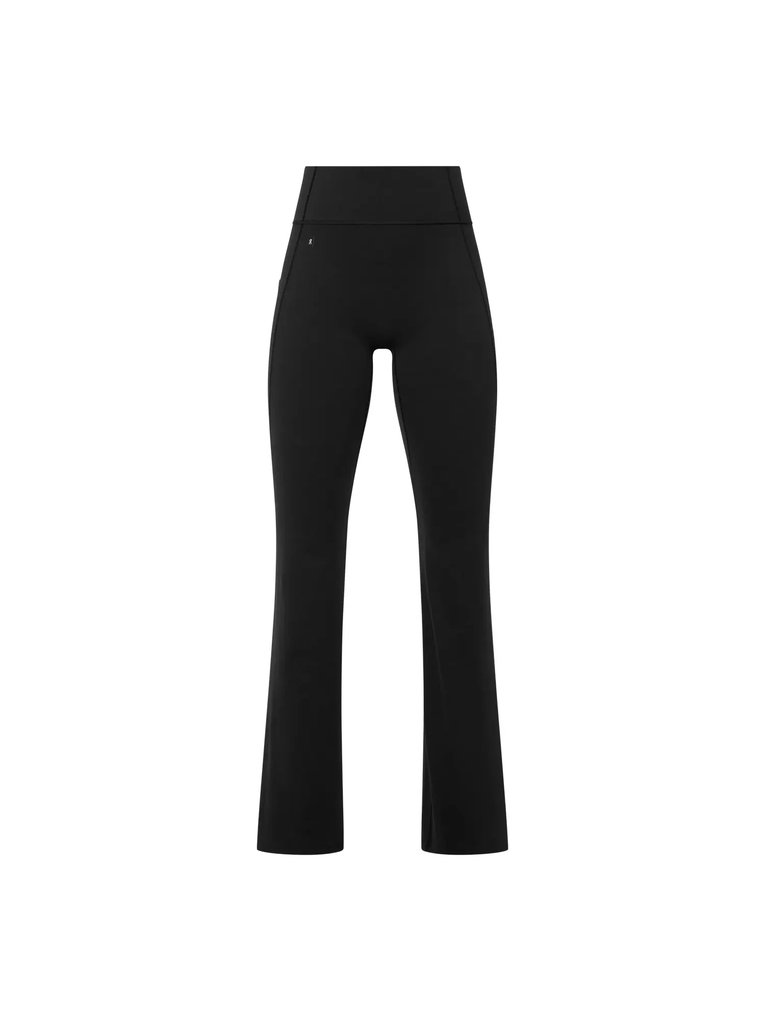 Женские брюки-клеш с высокой посадкой Studio Flared Pants On Black — 1