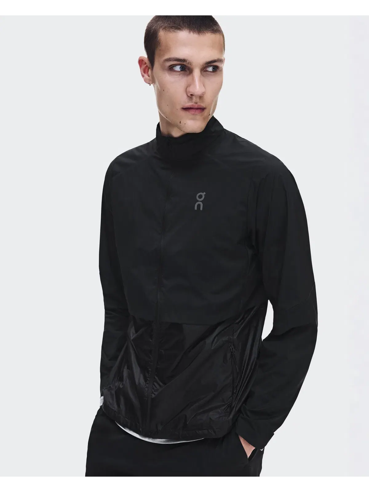 Мужская беговая куртка ветрозащитная упаковываемая Weather Jacket On — 3