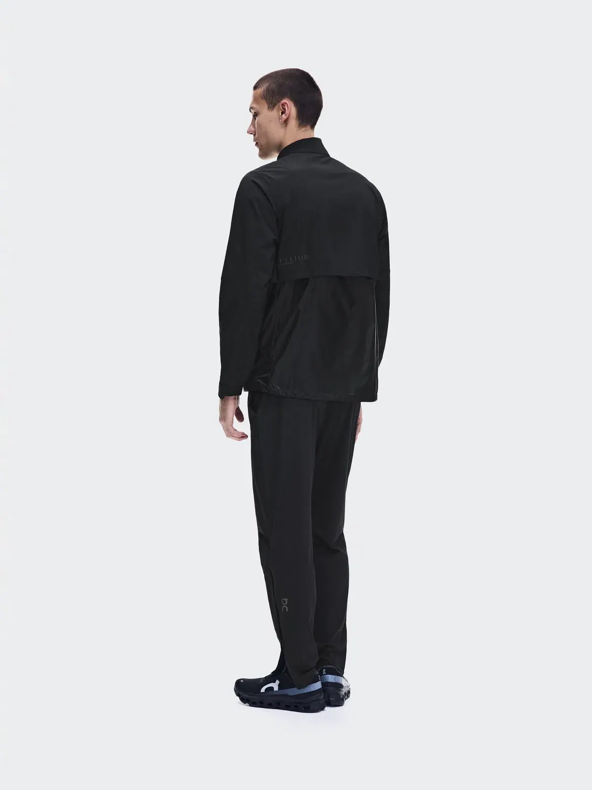 Мужская беговая куртка ветрозащитная упаковываемая Weather Jacket On — 4