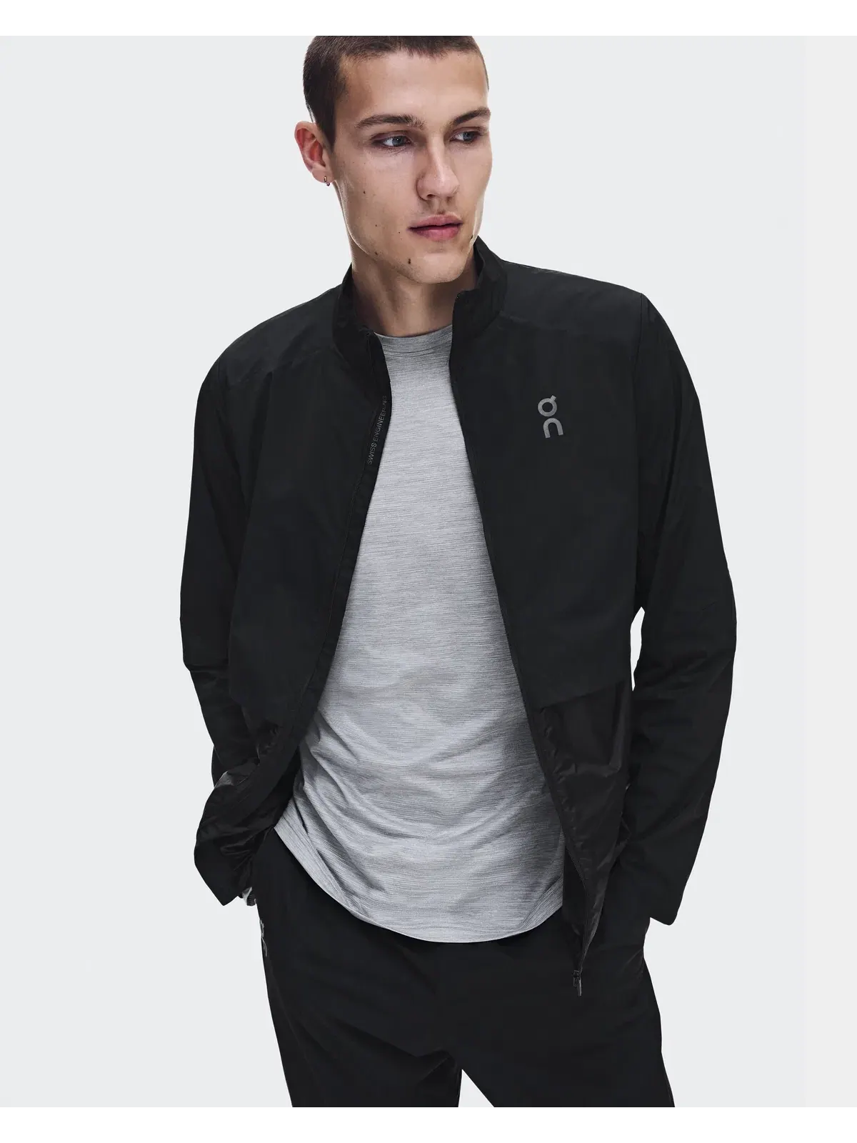 Мужская беговая куртка ветрозащитная упаковываемая Weather Jacket On — 5