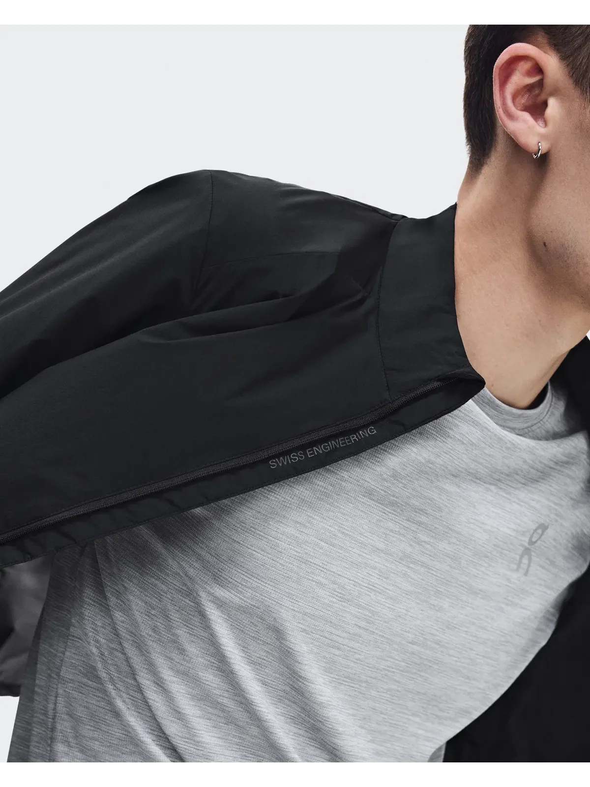 Мужская беговая куртка ветрозащитная упаковываемая Weather Jacket On — 7