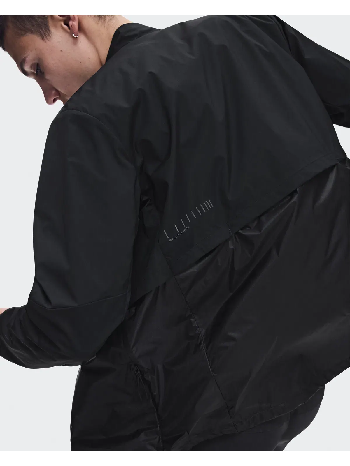 Мужская беговая куртка ветрозащитная упаковываемая Weather Jacket On — 8