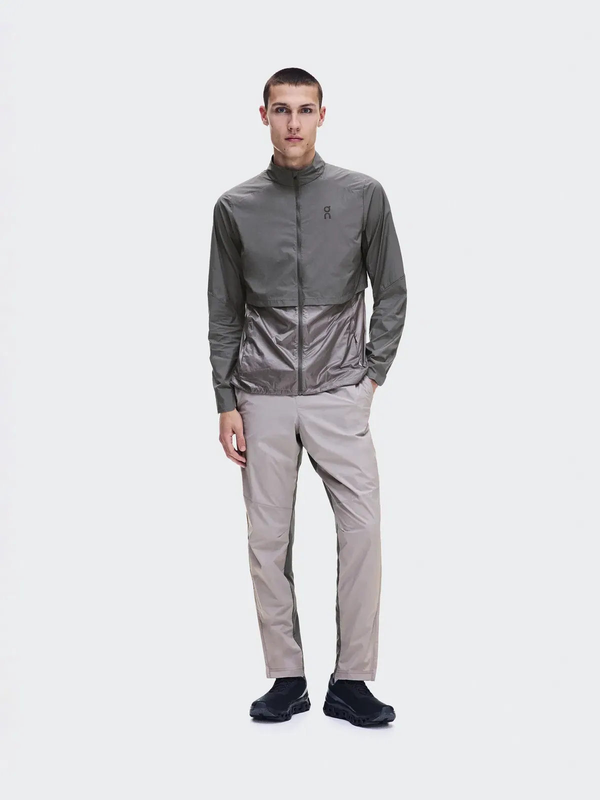 Мужская беговая куртка ветрозащитная упаковываемая Weather Jacket On, Ember Ore — 2