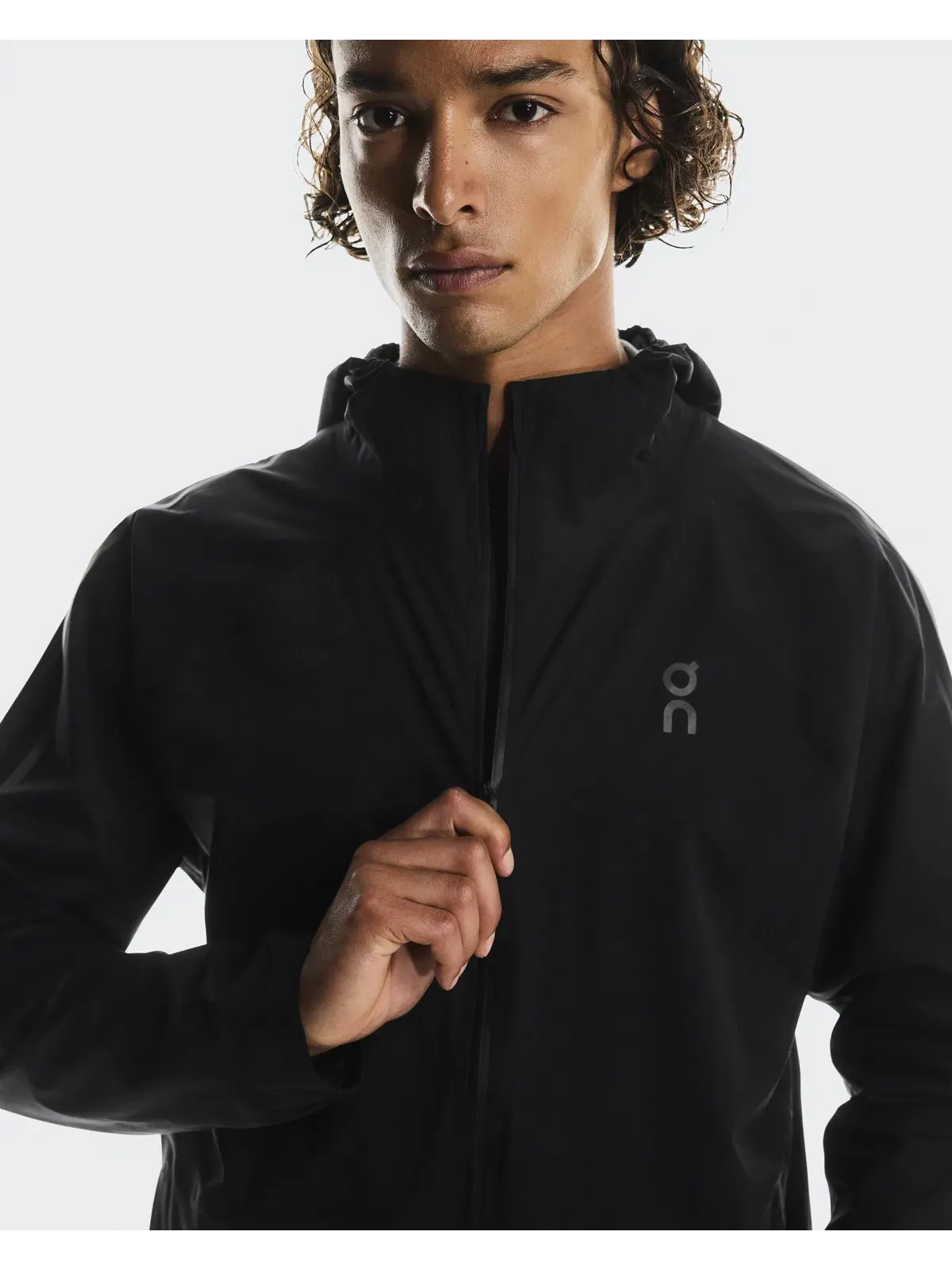 Мужская куртка беговая водостойкая с капюшоном Performance Jacket Waterproof On — 6
