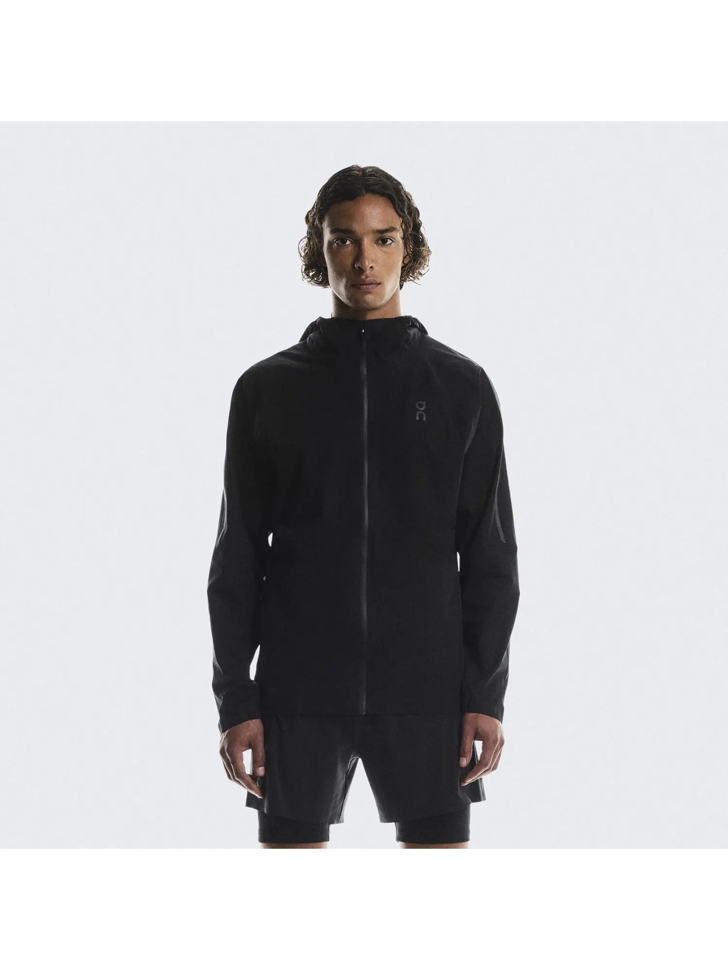 Мужская куртка беговая водостойкая с капюшоном Performance Jacket Waterproof On — 8