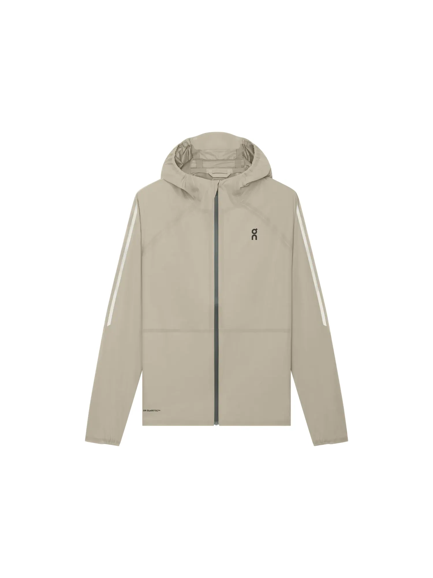Женская куртка беговая водостойкая с капюшоном Performance Jacket Waterproof On, Brume — 1