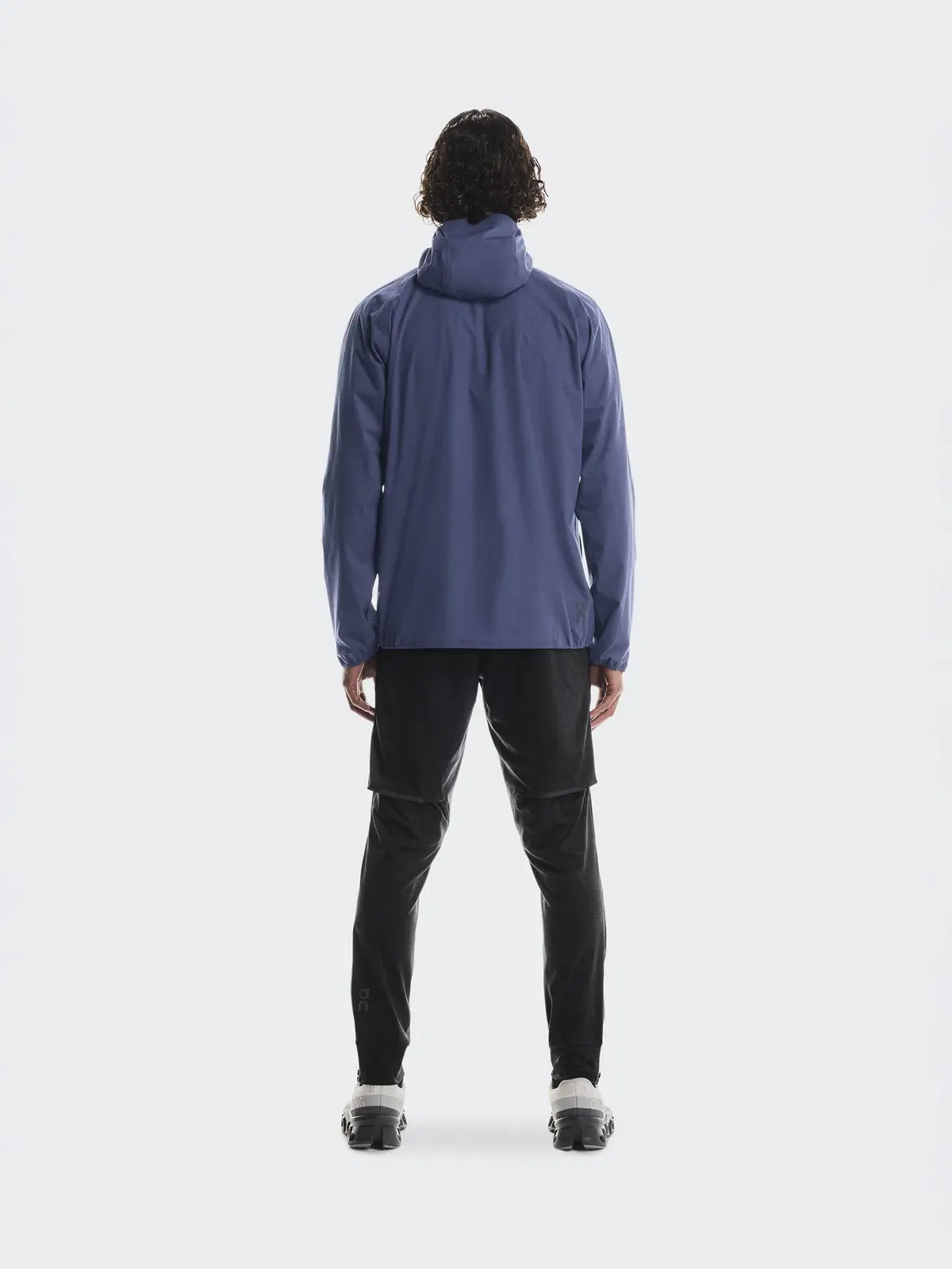 Мужская куртка беговая водостойкая с капюшоном Performance Jacket Waterproof On — 3