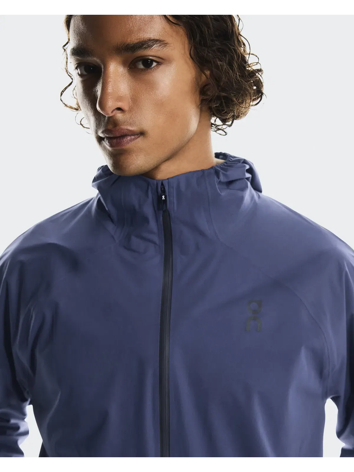 Мужская куртка беговая водостойкая с капюшоном Performance Jacket Waterproof On — 6