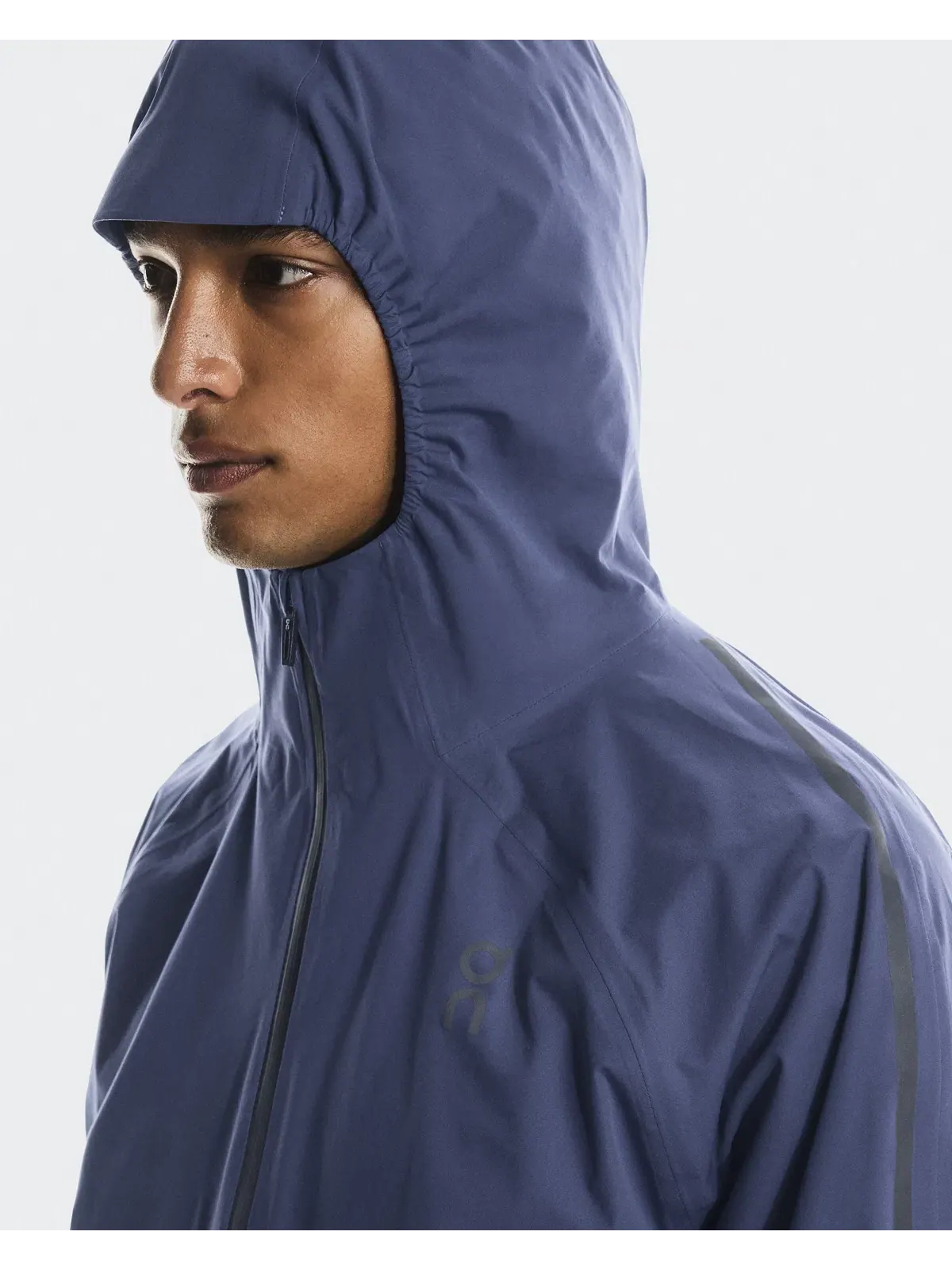 Мужская куртка беговая водостойкая с капюшоном Performance Jacket Waterproof On — 7