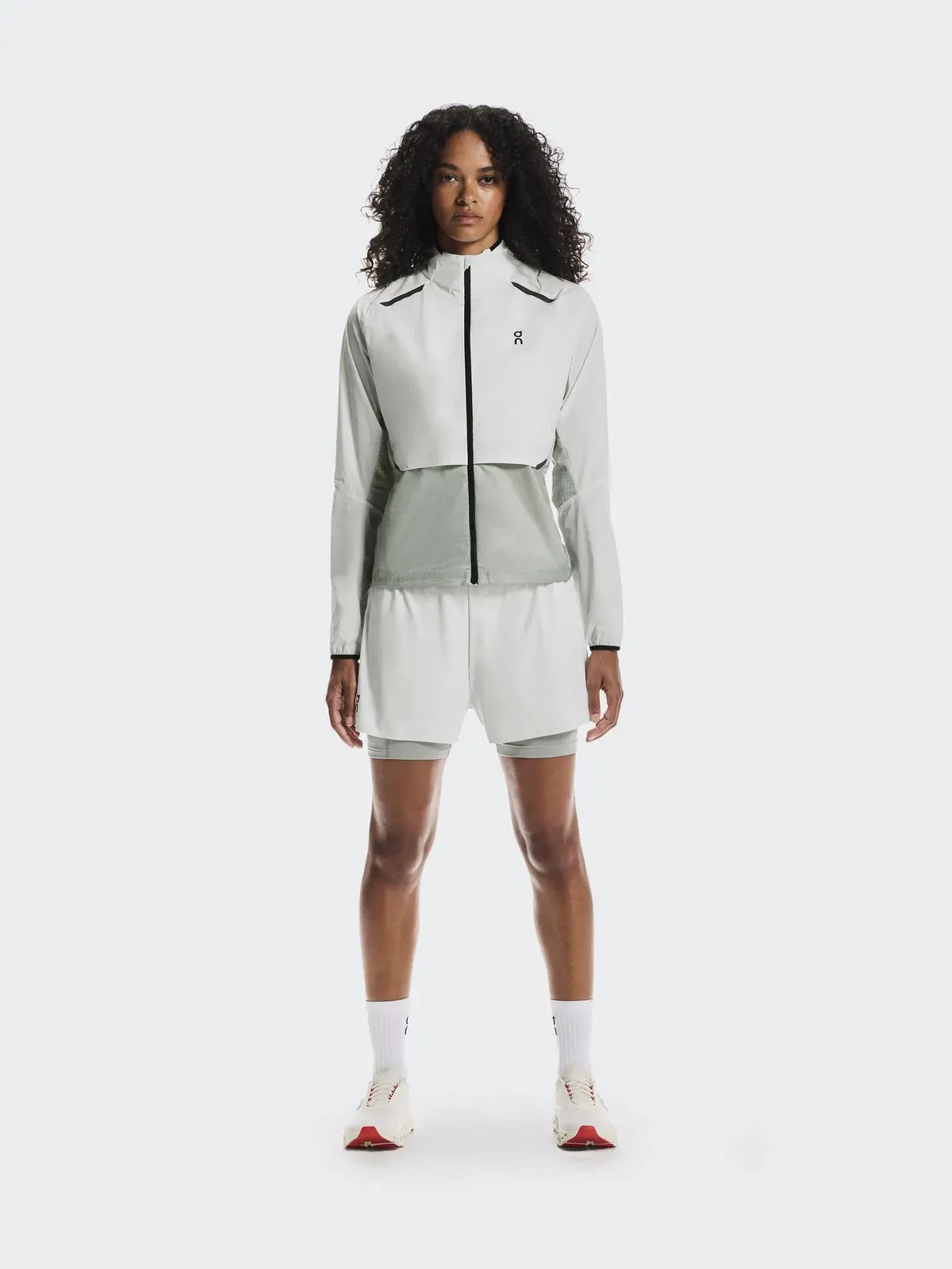 Женская беговая куртка ветрозащитная Weather Jacket On, Iceberg Tin — 2