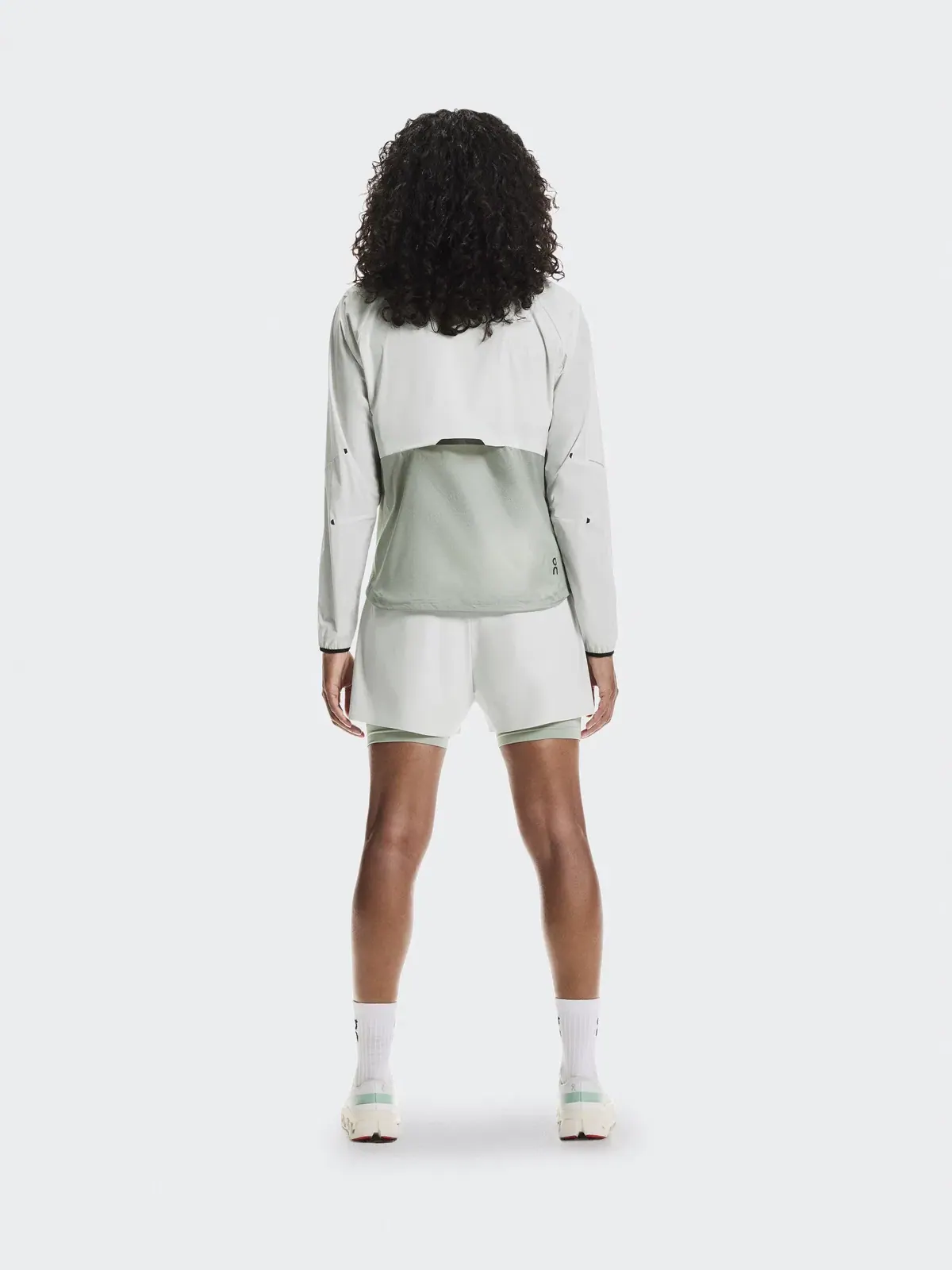 Женская беговая куртка ветрозащитная Weather Jacket On, Iceberg Tin — 3
