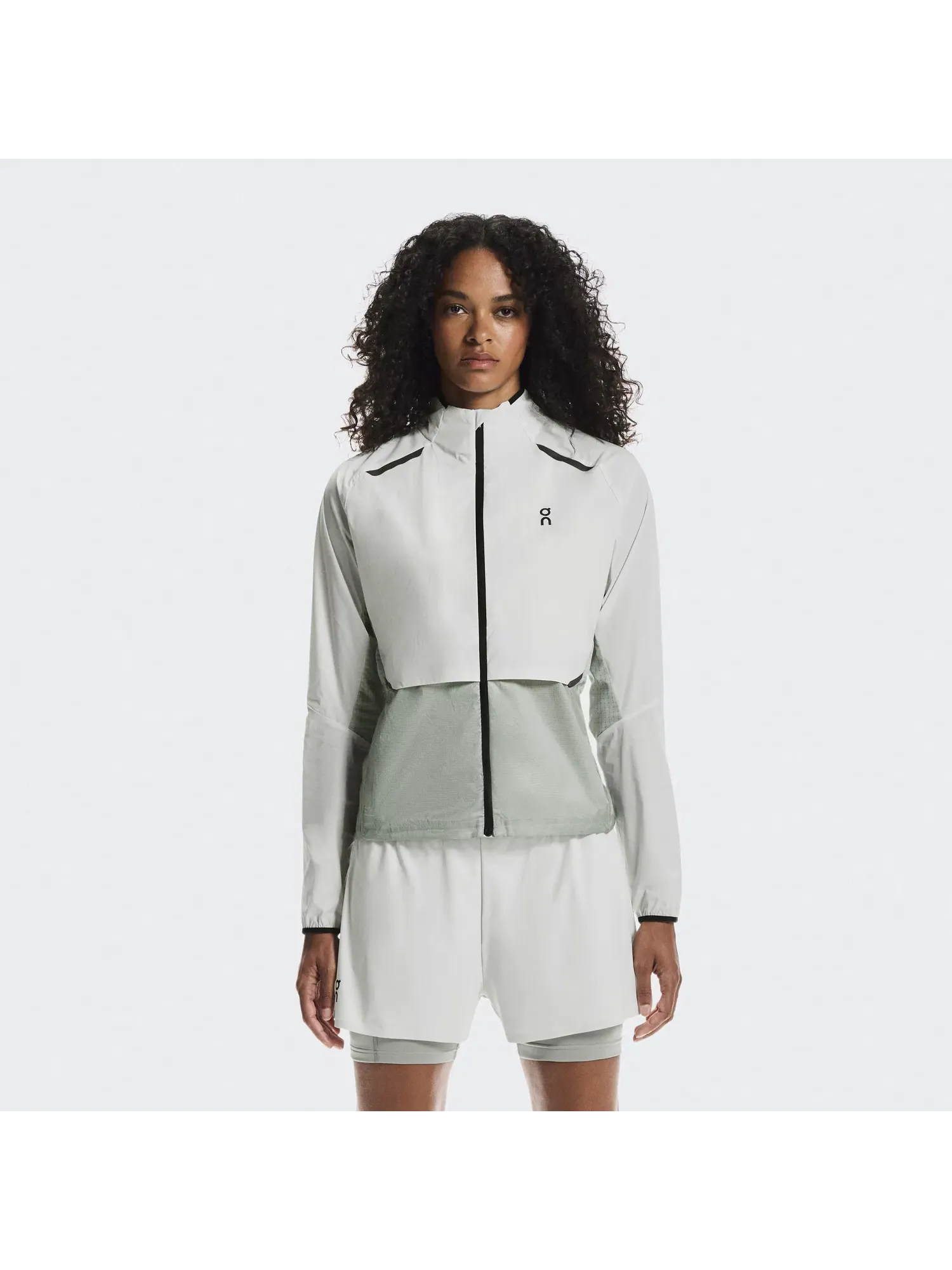 Женская беговая куртка ветрозащитная Weather Jacket On, Iceberg Tin — 10