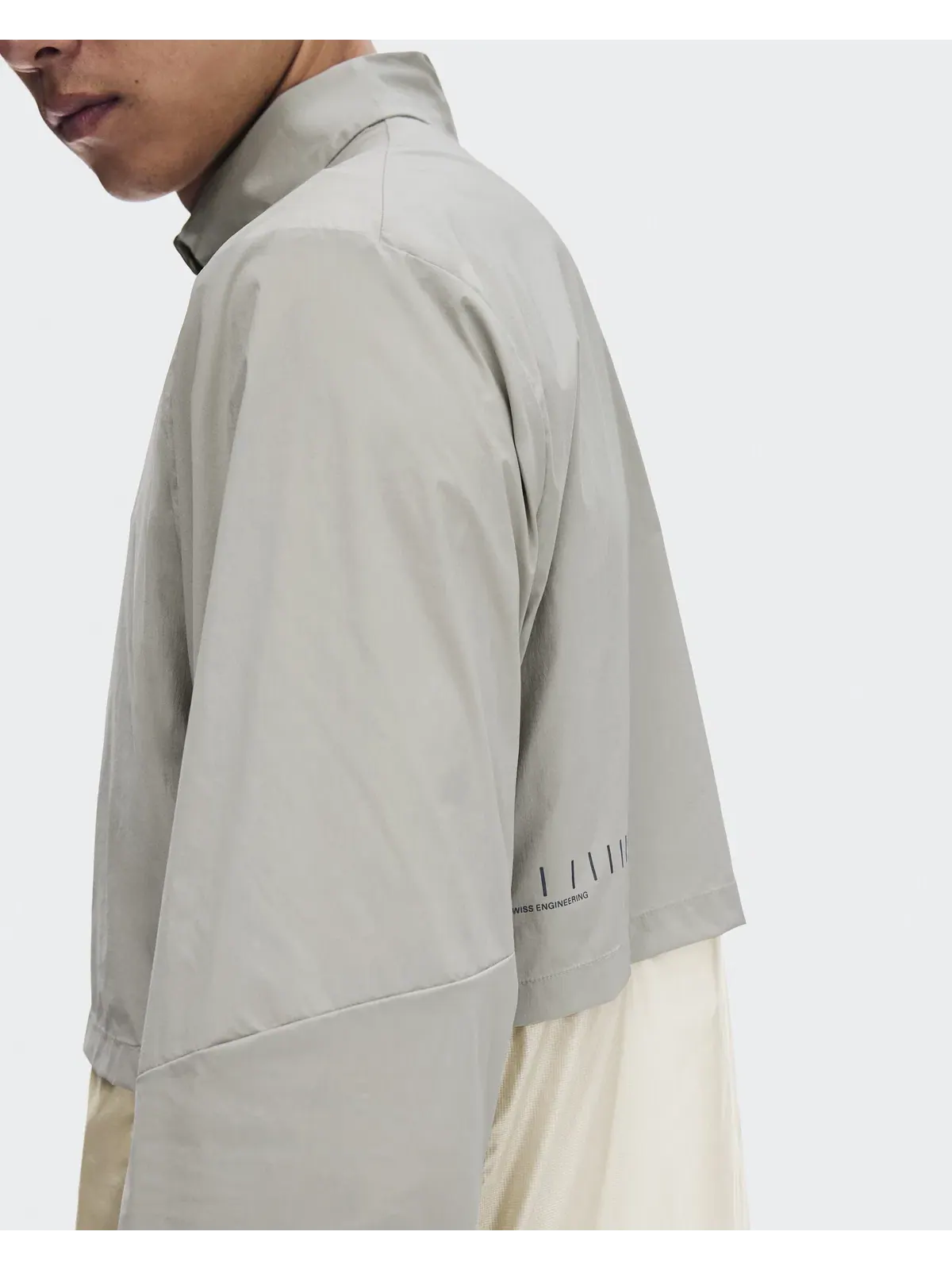 Мужская беговая куртка ветрозащитная водонепроницаемая Weather Jacket On, Brume Hare — 7