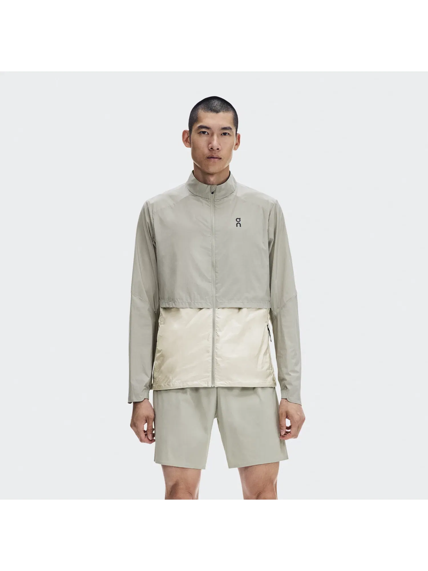 Мужская беговая куртка ветрозащитная водонепроницаемая Weather Jacket On, Brume Hare — 10
