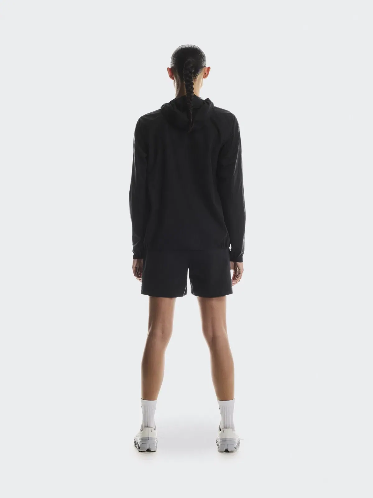 Женская куртка беговая водостойкая с капюшоном Performance Jacket Waterproof On — 3