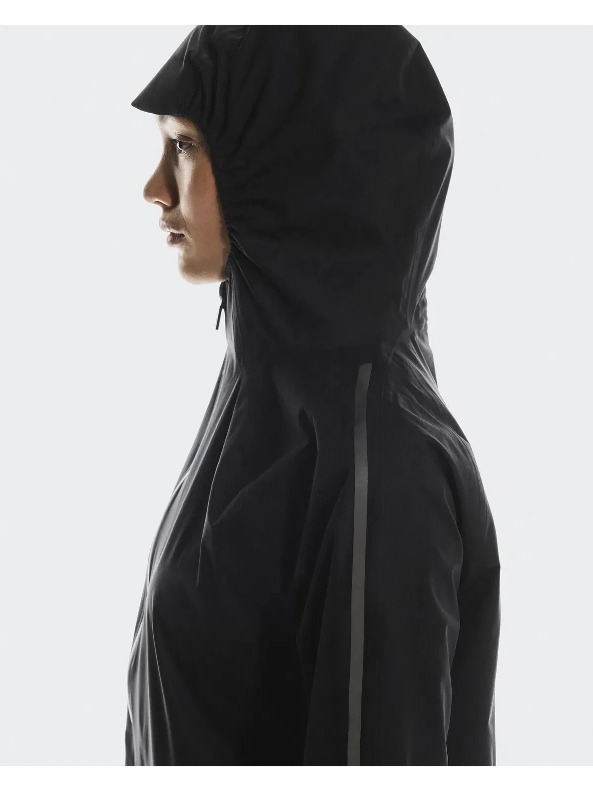 Женская куртка беговая водостойкая с капюшоном Performance Jacket Waterproof On — 5