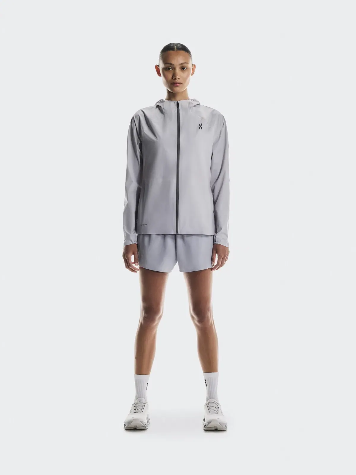 Женская куртка беговая водостойкая с капюшоном Performance Jacket Waterproof On — 2
