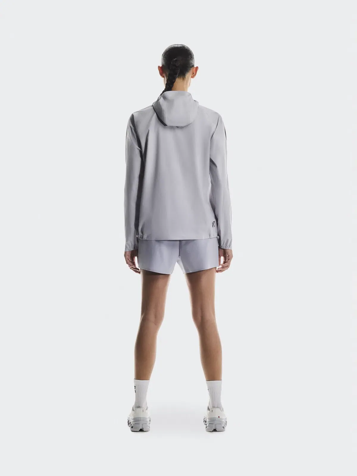 Женская куртка беговая водостойкая с капюшоном Performance Jacket Waterproof On — 3
