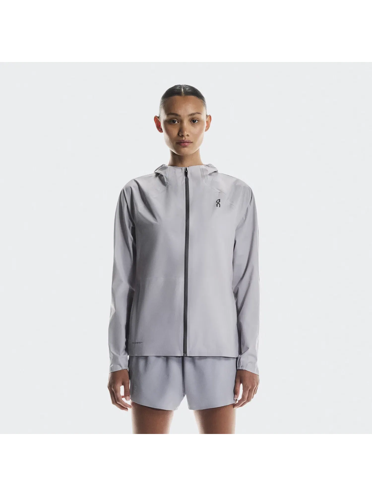 Женская куртка беговая водостойкая с капюшоном Performance Jacket Waterproof On — 8
