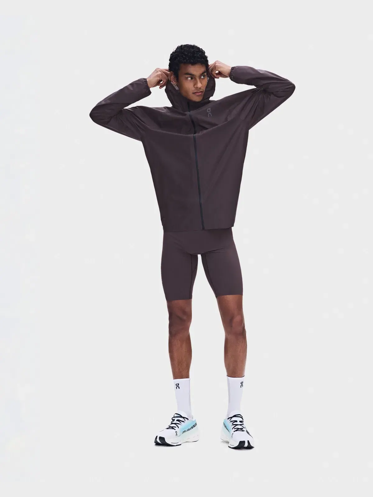 Мужская куртка для бега с водоотталкивающей защитой Ultra Jacket On, Urchin — 2