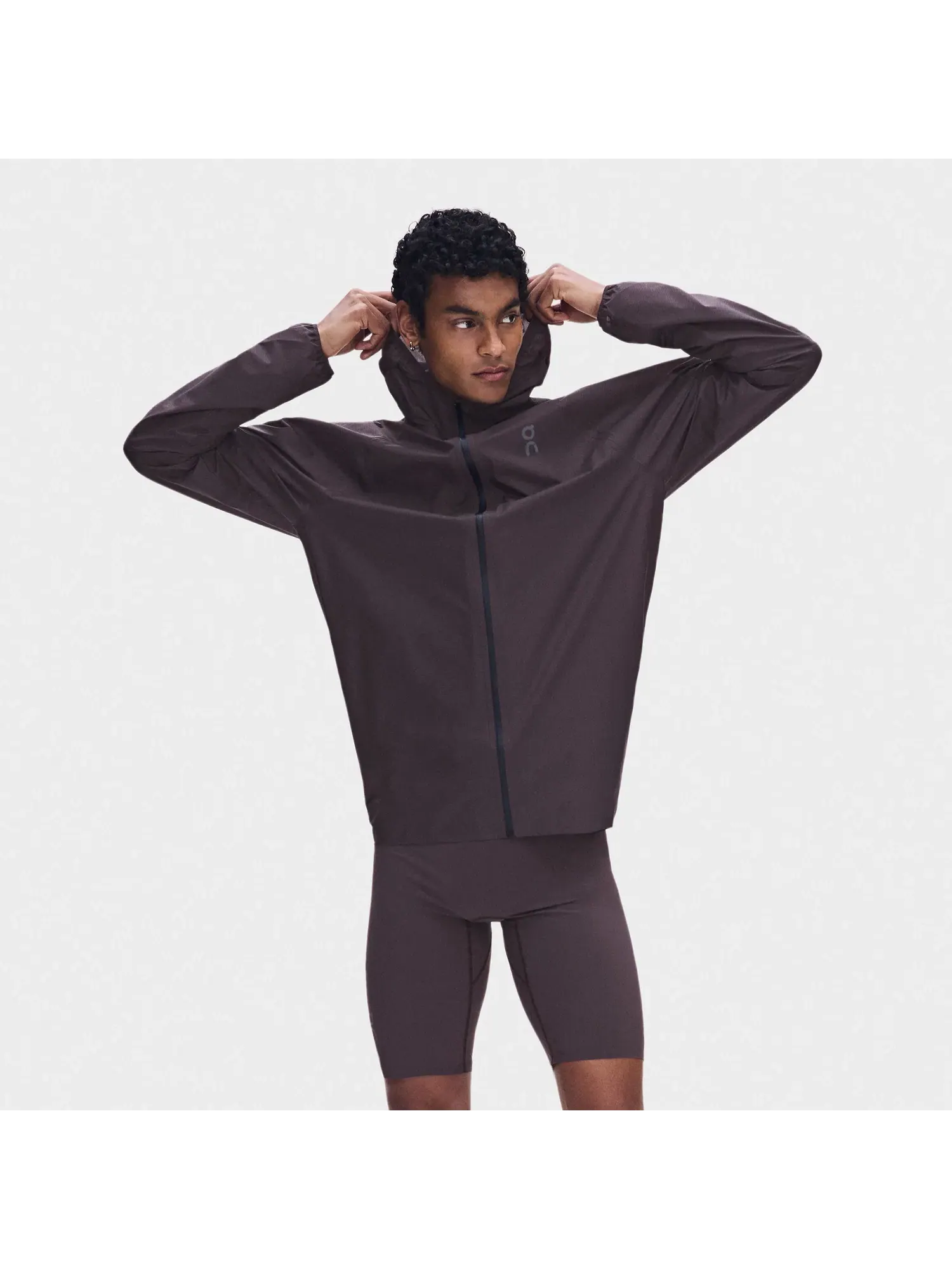 Мужская куртка для бега с водоотталкивающей защитой Ultra Jacket On, Urchin — 10