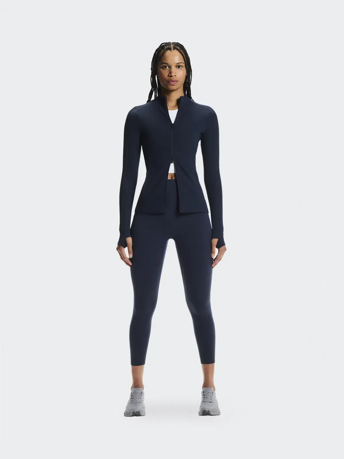 Женская куртка тренировочная с сетчатыми вставками Studio Jacket On — 2