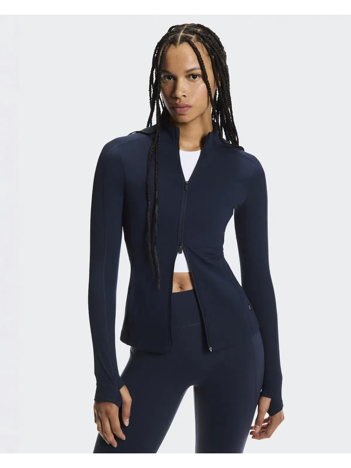 Женская куртка тренировочная с сетчатыми вставками Studio Jacket On — 4