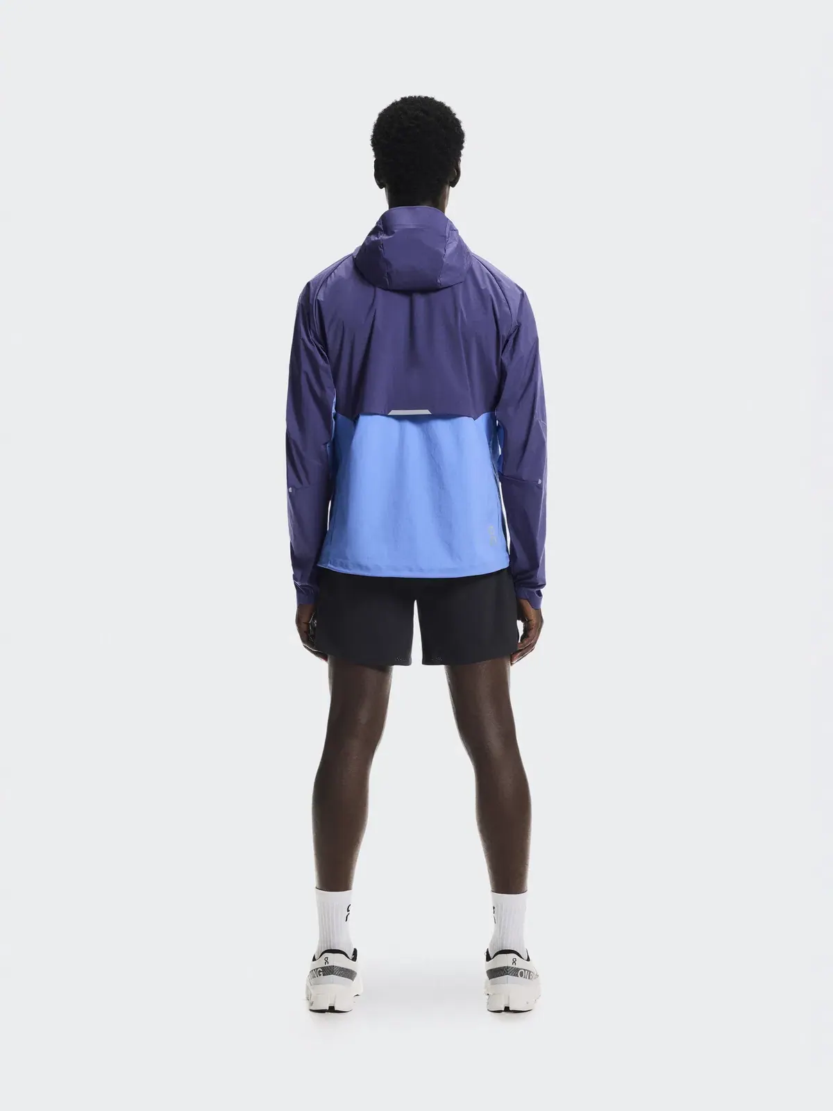 Мужская беговая куртка водоотталкивающая с регулируемым капюшоном Core Jacket On, Twilight Sailor — 3