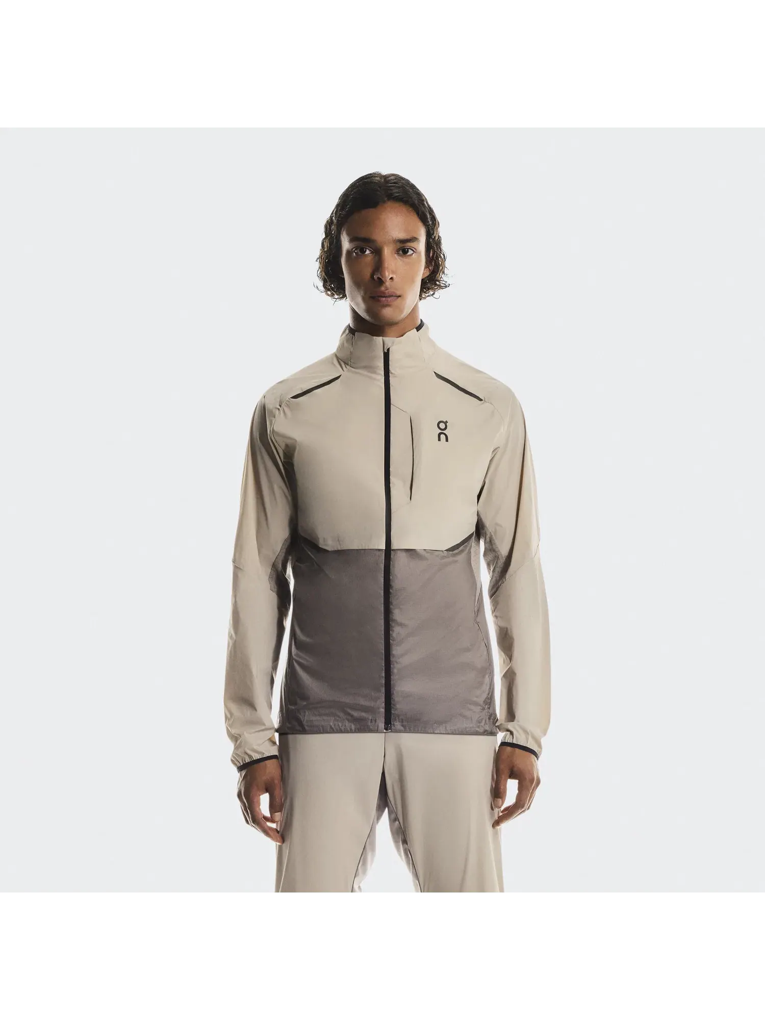 Мужская беговая куртка ветрозащитная Weather Jacket On, Desert Cinder — 8