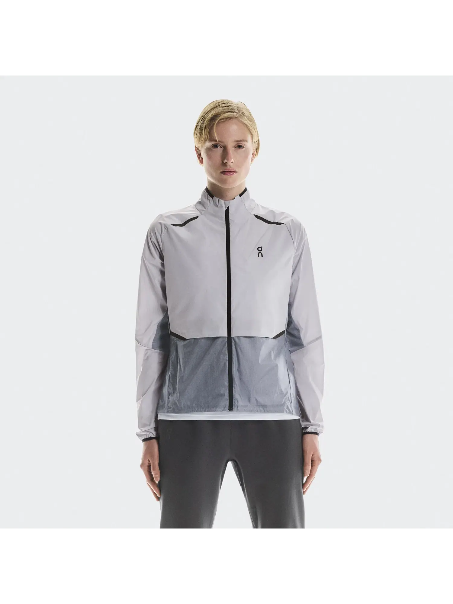 Женская беговая куртка ветрозащитная Weather Jacket On, Nimbus Lilac — 7