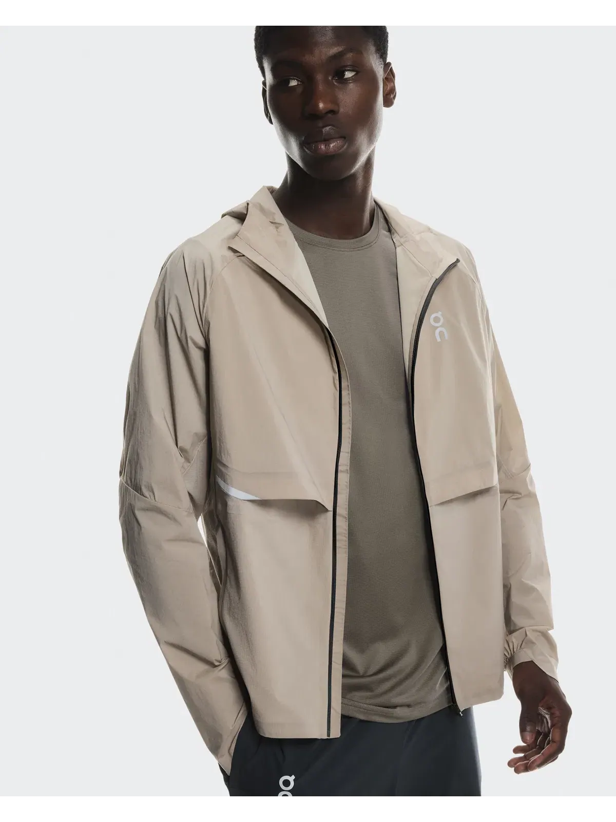 Мужская беговая куртка с водоотталкивающей отделкой Core Jacket On — 8