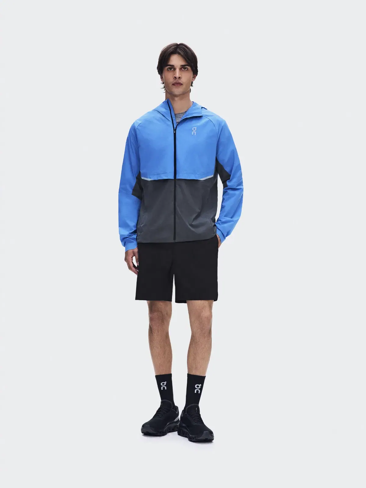 Мужская беговая куртка водоотталкивающая Core Jacket On, Jay Eclipse — 2