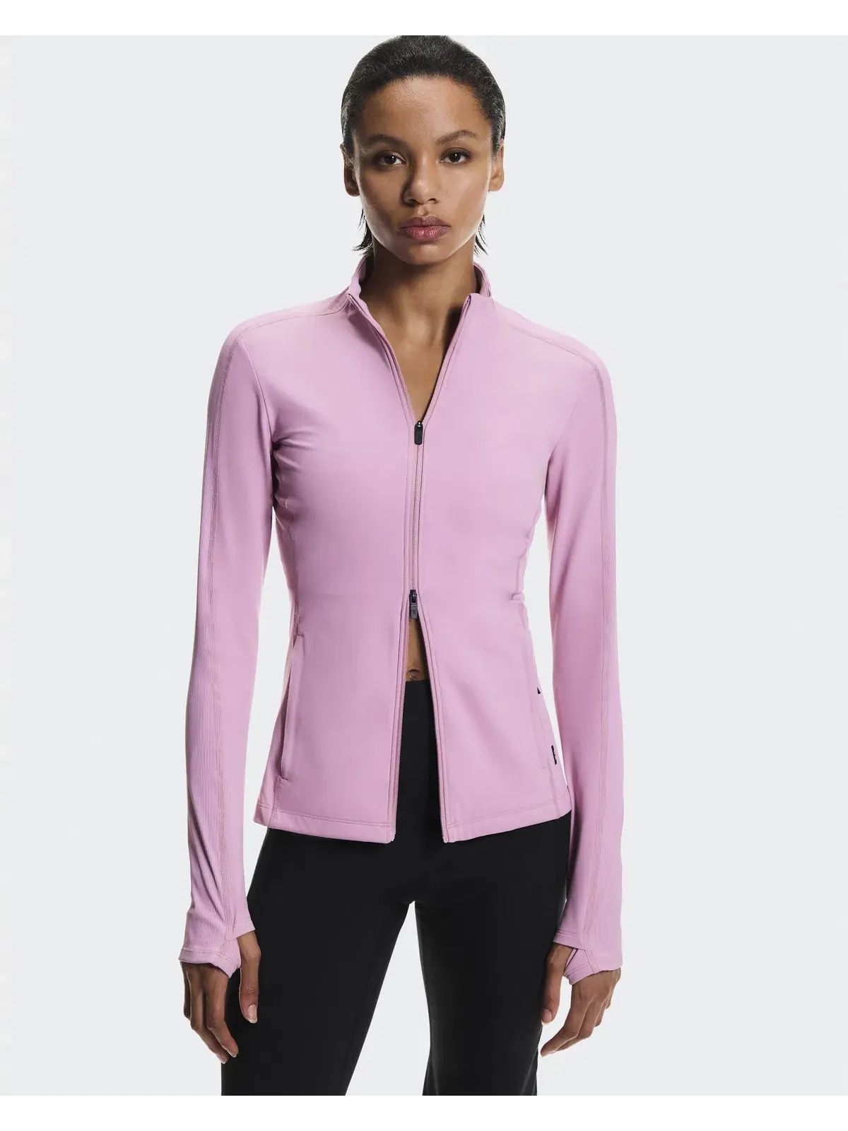 Женская куртка тренировочная с сетчатыми вставками Studio Jacket On, Sakura — 4