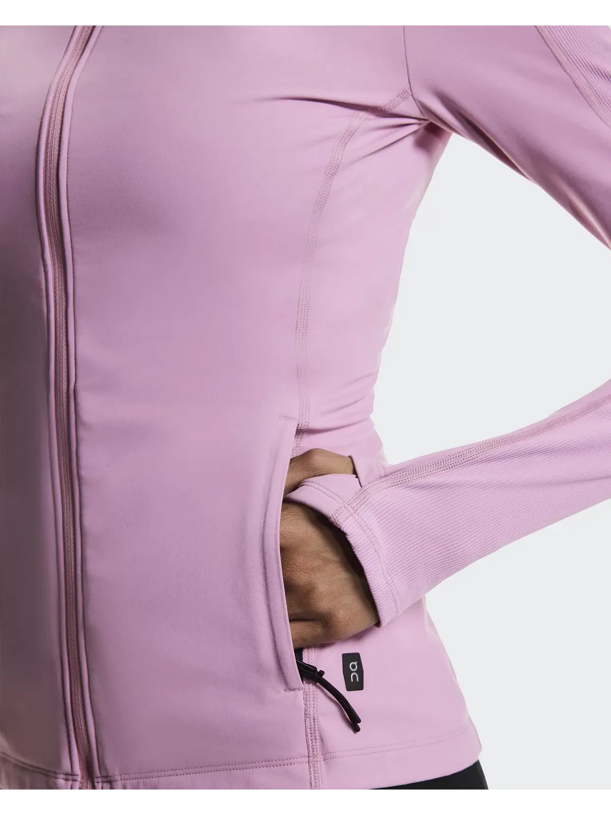 Женская куртка тренировочная с сетчатыми вставками Studio Jacket On, Sakura — 7