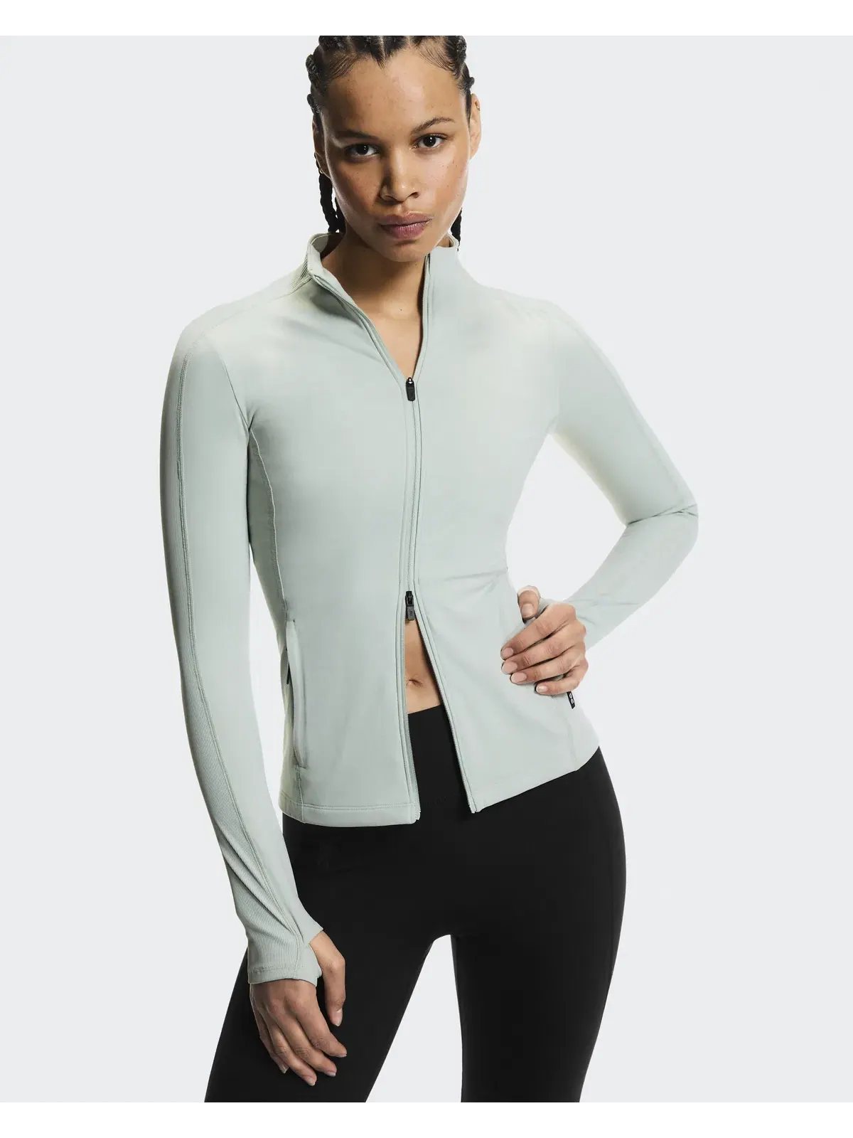 Женская куртка для тренировок с сетчатыми вставками Studio Jacket On — 4