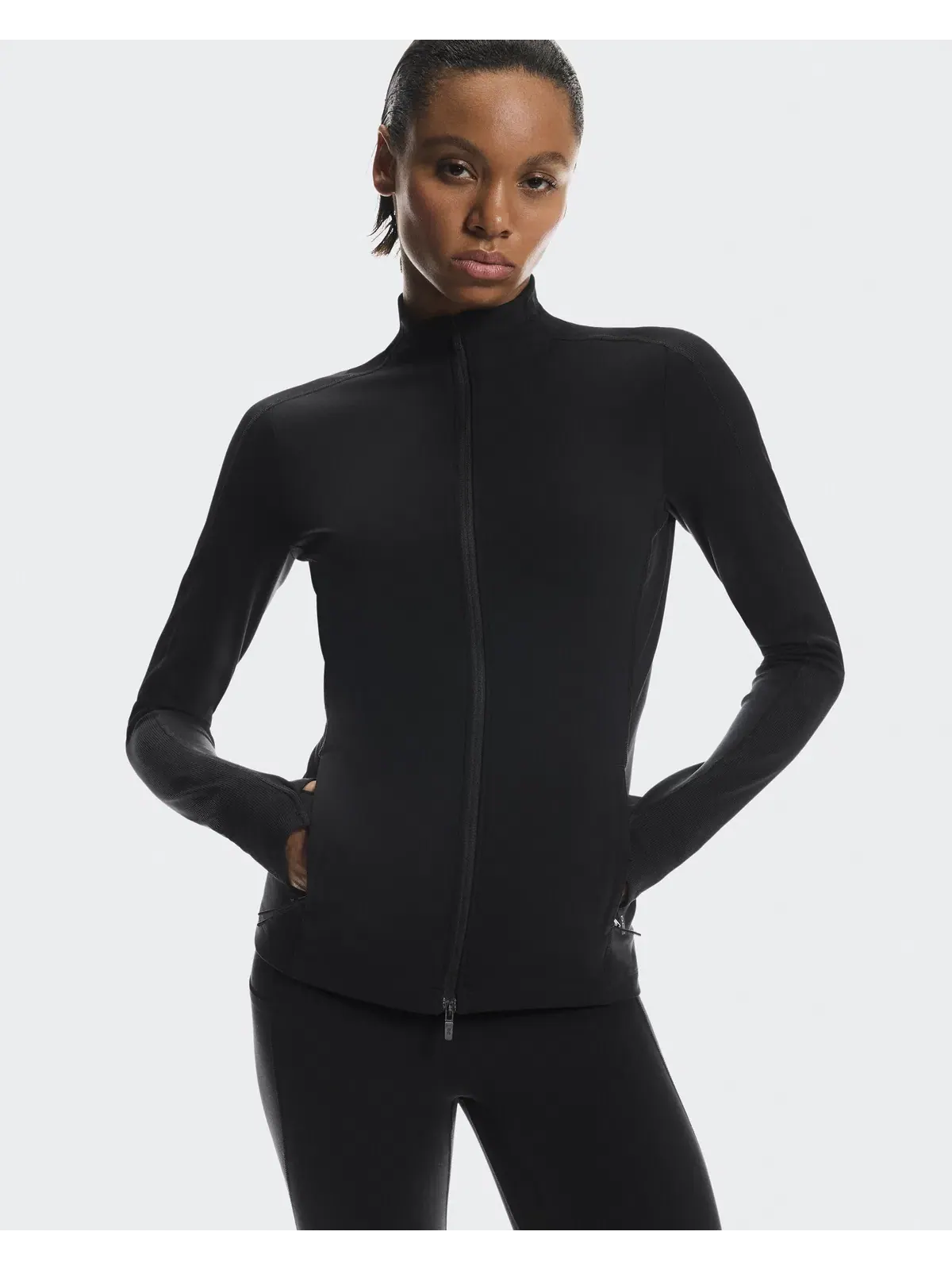 Женская куртка тренировочная с сетчатыми вставками Studio Jacket On — 4