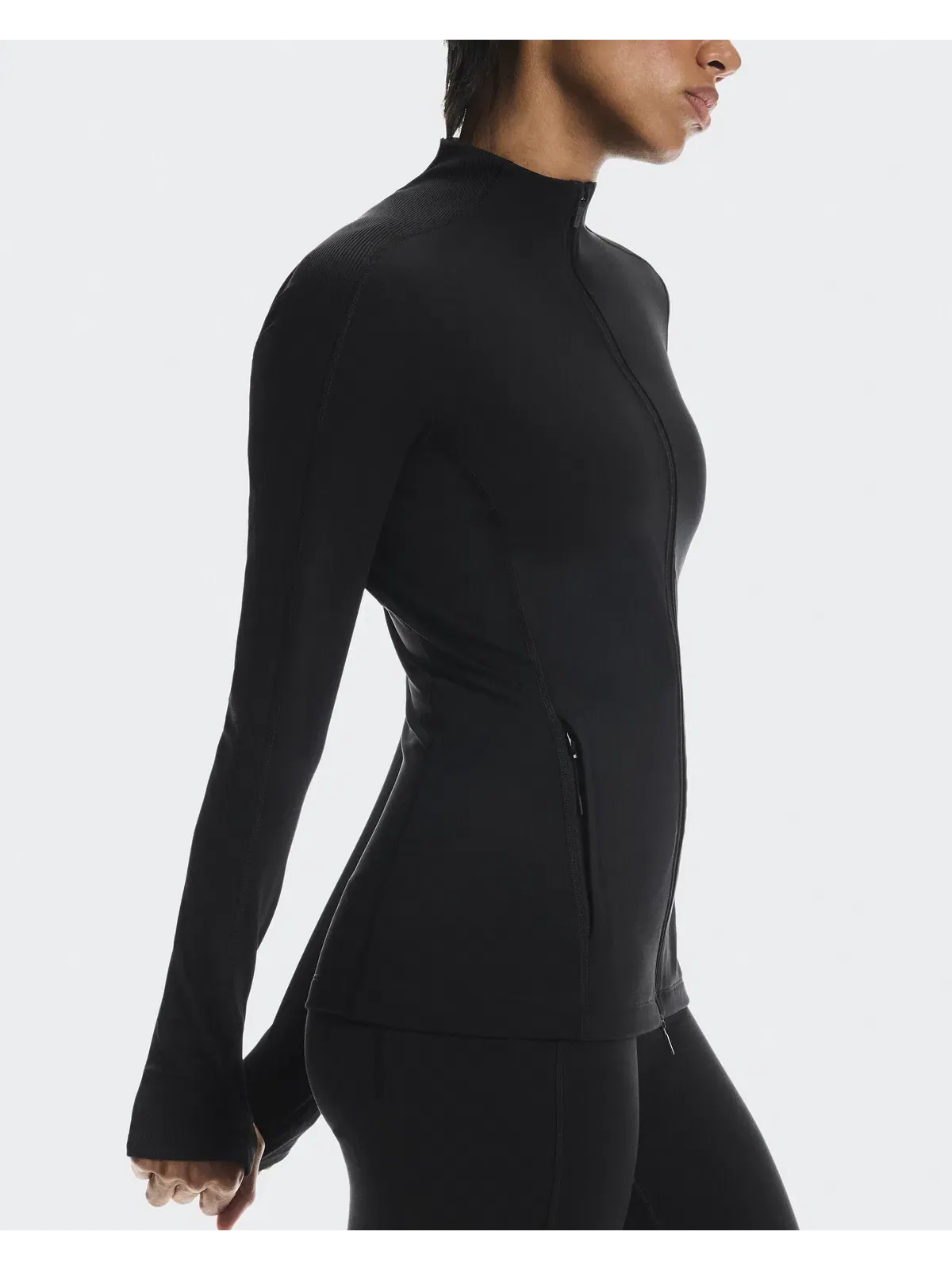 Женская куртка тренировочная с сетчатыми вставками Studio Jacket On — 5