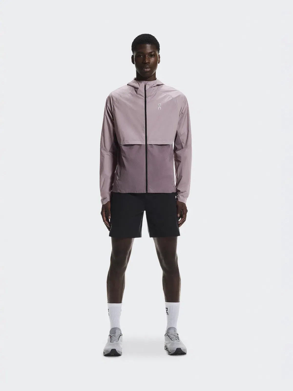 Мужская беговая куртка водоотталкивающая Core Jacket On, Heron Gobi — 2