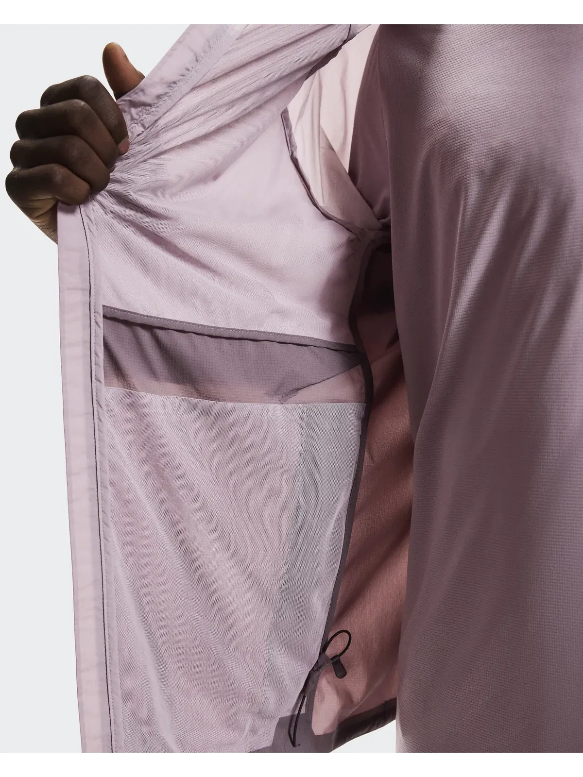 Мужская беговая куртка водоотталкивающая Core Jacket On, Heron Gobi — 11
