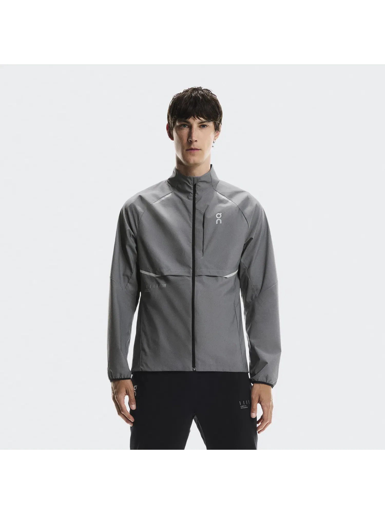 Мужская беговая куртка водоотталкивающая Weather Jacket Lumos On — 11