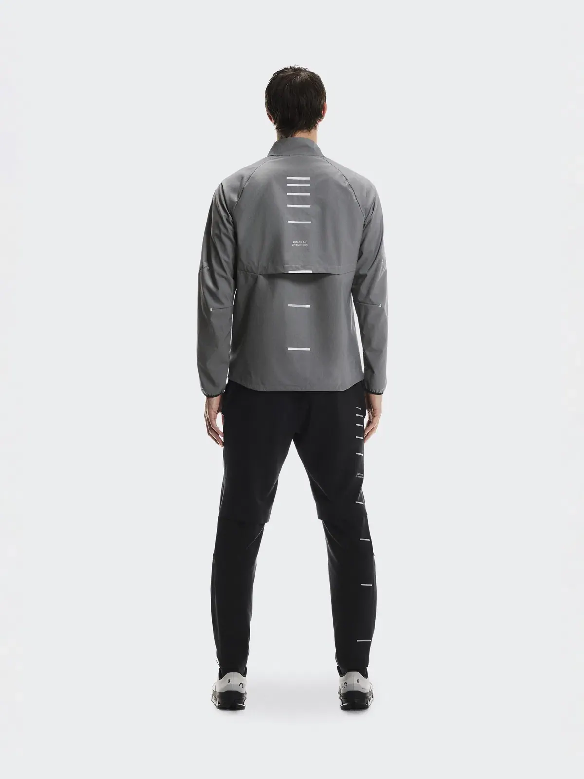 Мужская беговая куртка водоотталкивающая Weather Jacket Lumos On — 3