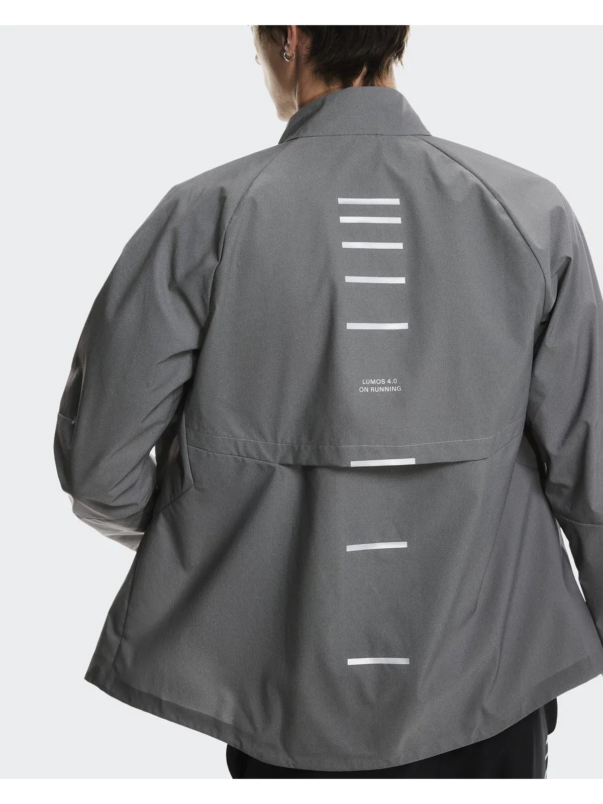 Мужская беговая куртка водоотталкивающая Weather Jacket Lumos On — 5