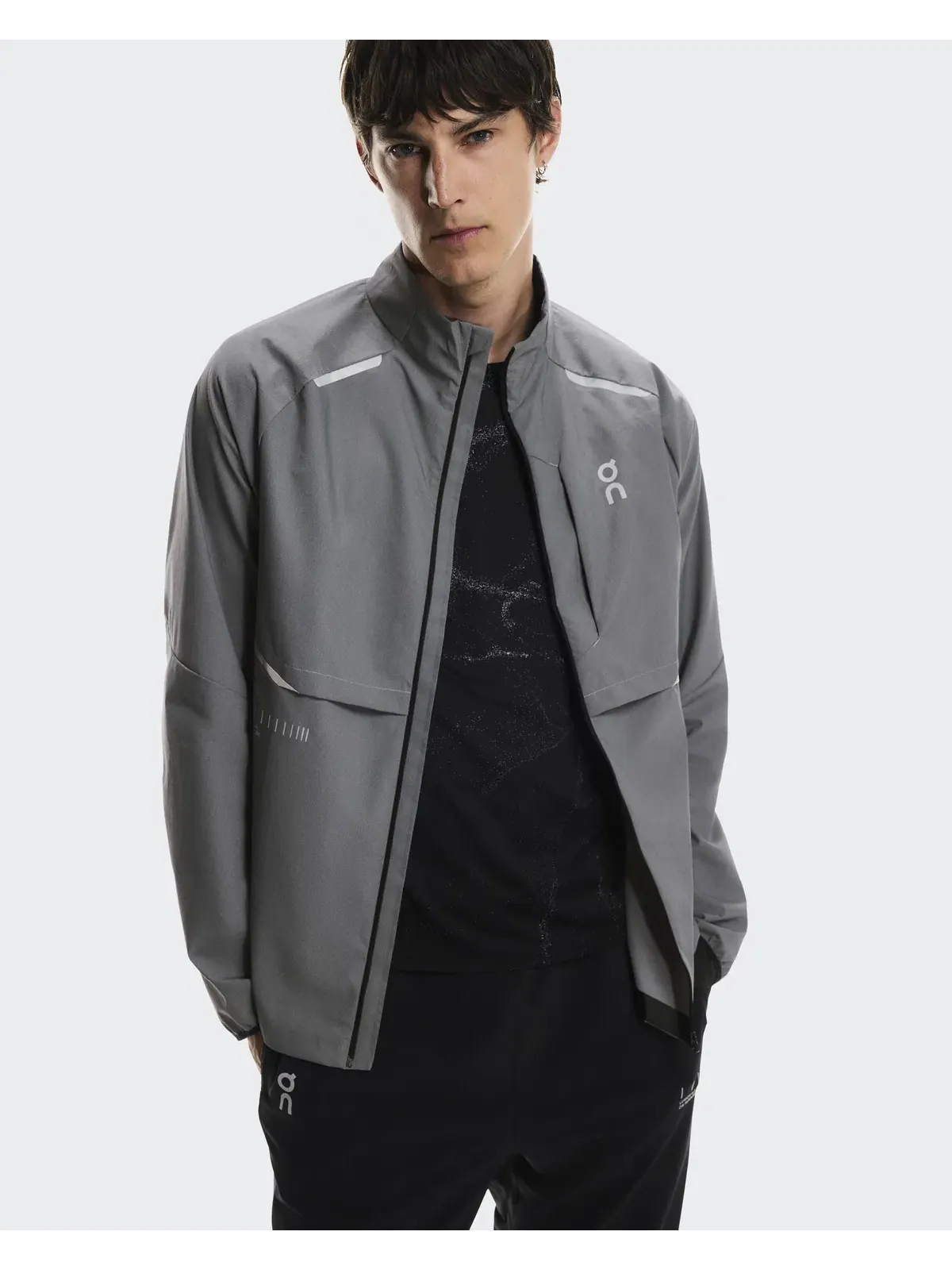 Мужская беговая куртка водоотталкивающая Weather Jacket Lumos On — 8