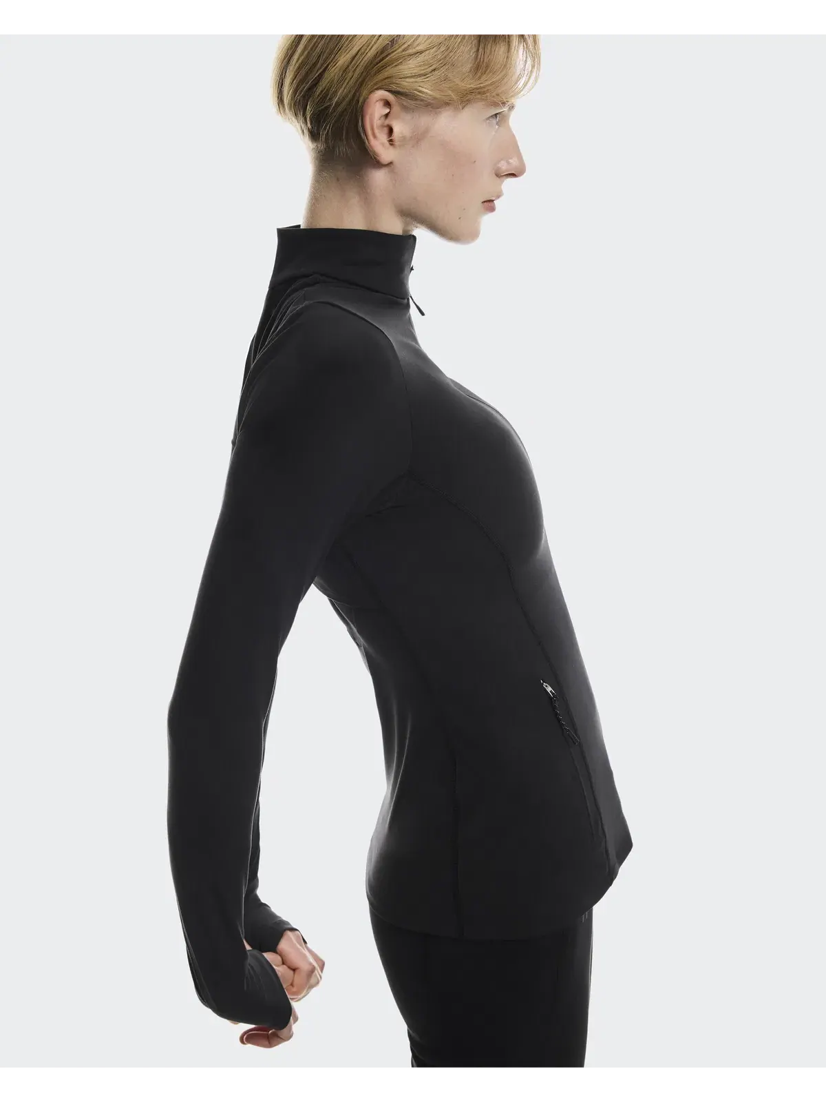 Женская куртка с сетчатой вставкой Studio Jacket On Black — 6