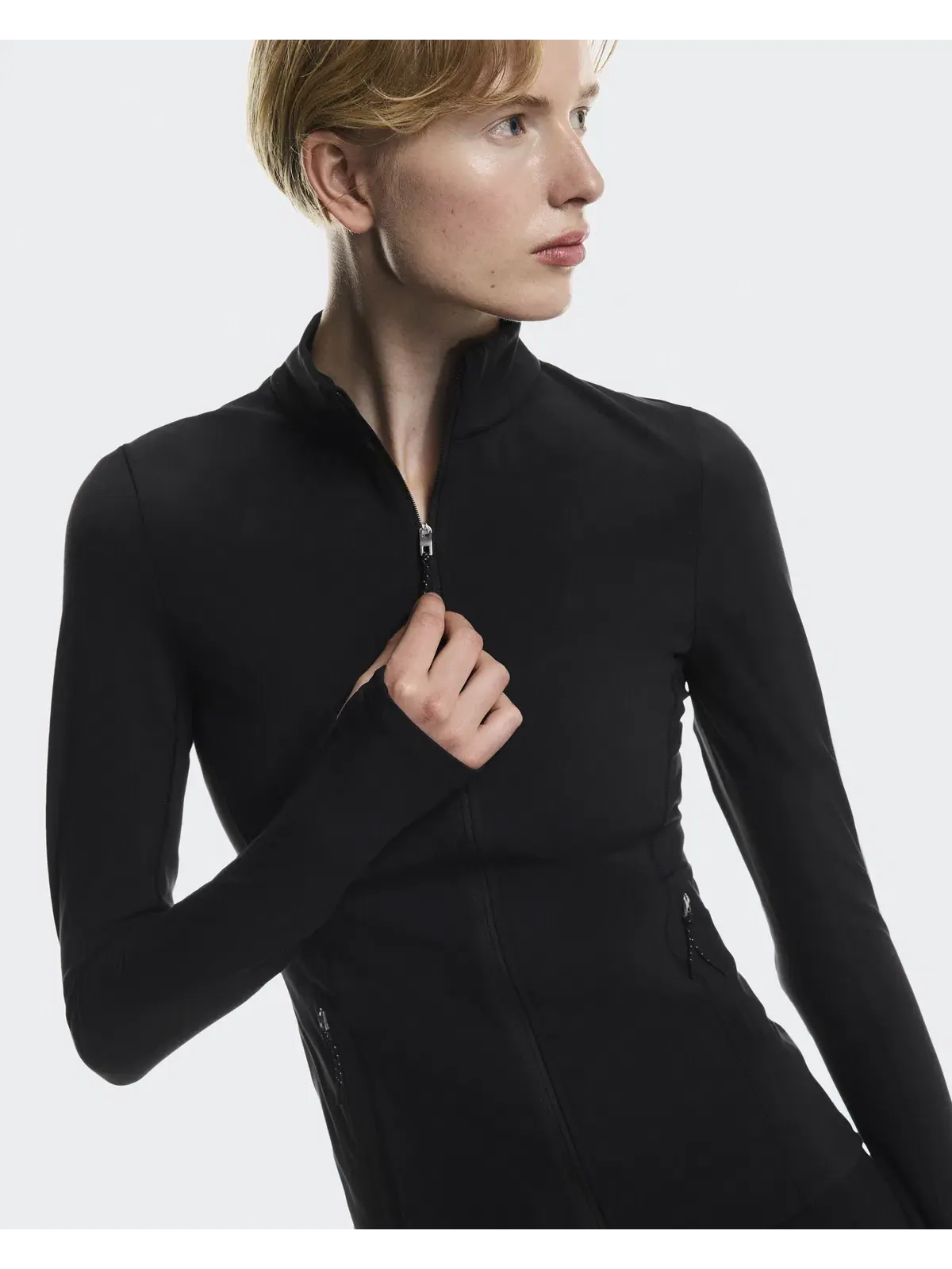 Женская куртка с сетчатой вставкой Studio Jacket On Black — 8