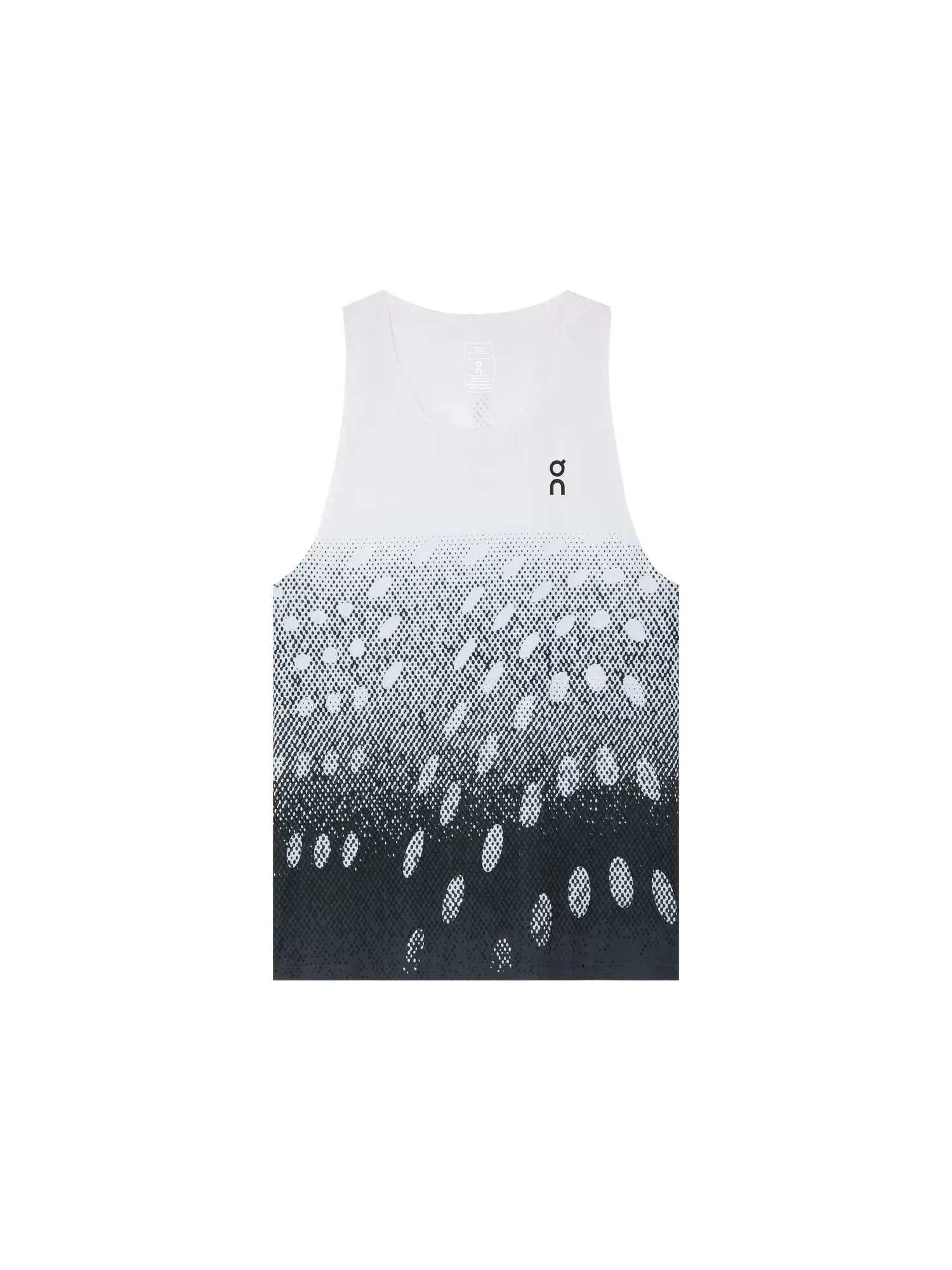 Мужская майка для бега ультралегкая с графичным принтом Zero Singlet On — 1