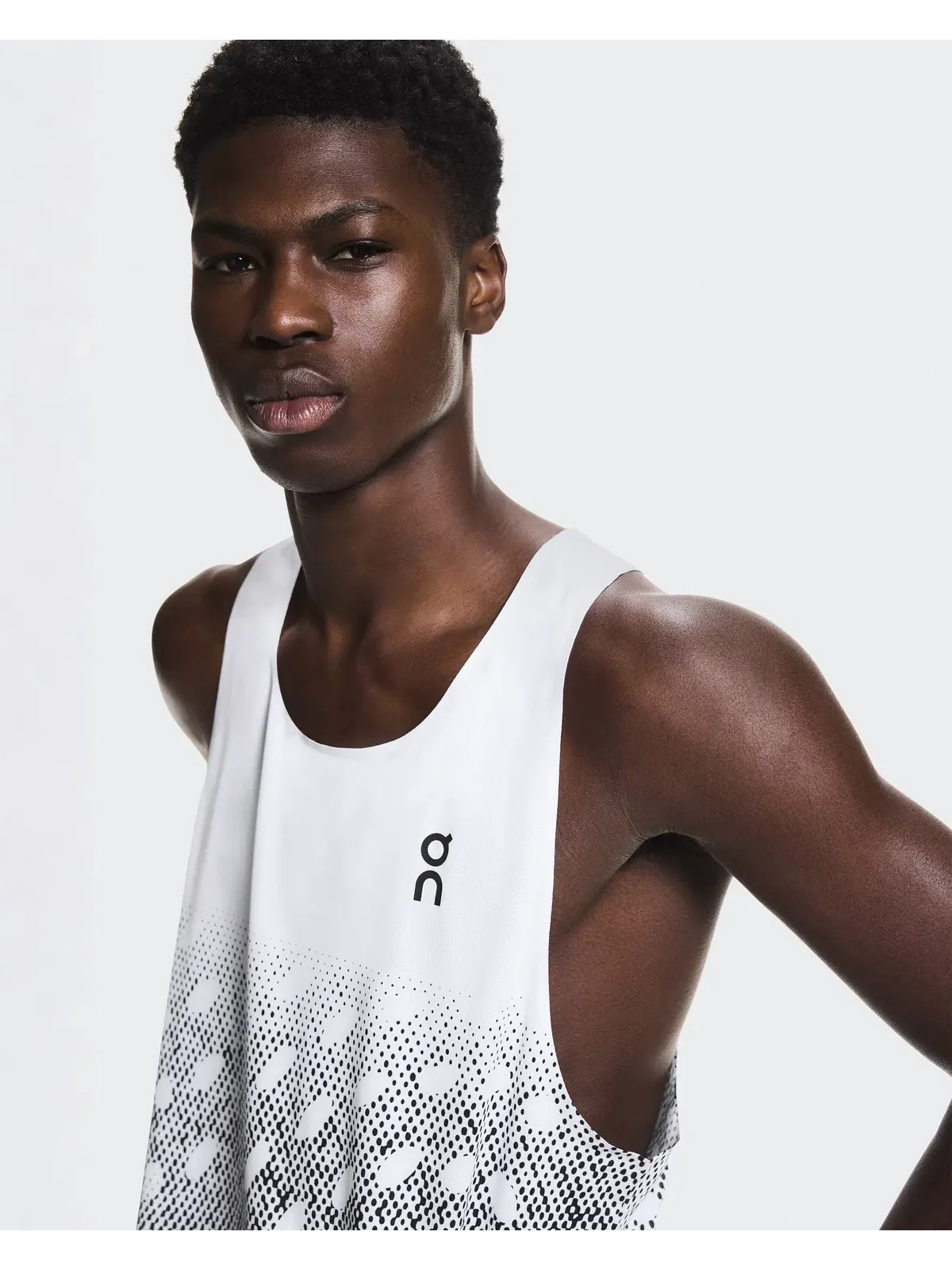 Мужская майка для бега ультралегкая с графичным принтом Zero Singlet On — 6